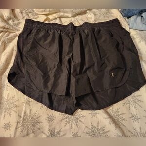 Women's black athletic shorts